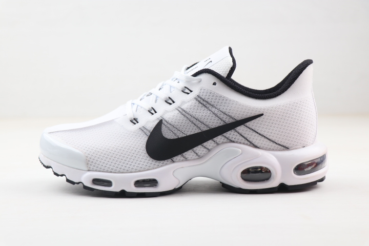 2021 Nike Air Max Plus Mesh White Black Running Shoes - Click Image to Close